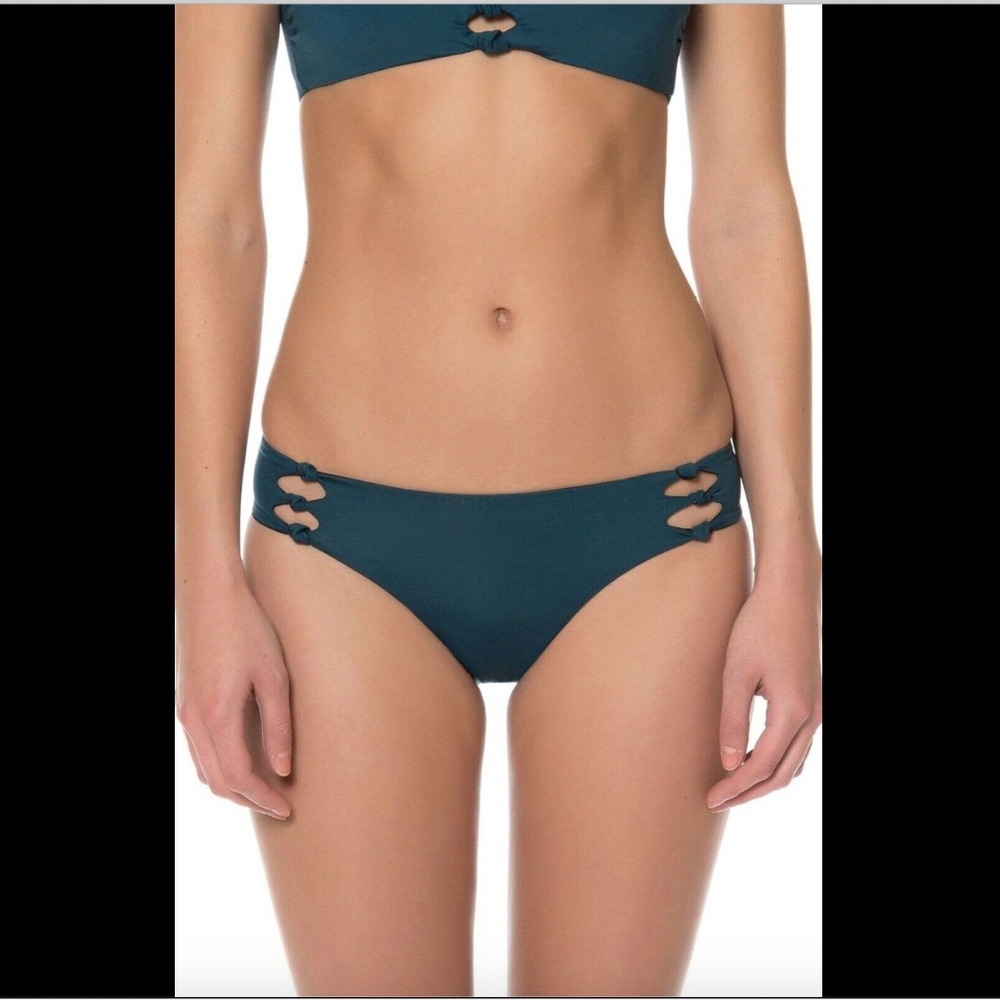NWT Red Carter Knot Bikini Bottoms Lake‎ [ SZ Small